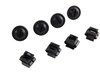 ES#2223 - 4A0805121A163 - Front Belly Pan To Fender Liner Hardware Kit - Includes the necessary hardware to secure the belly pan to the fender liners - Vaico - Audi Volkswagen