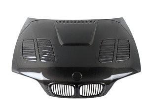 ES#3107836 - HD0105BMWE46M3-G - E46 M3 Seibon GTR style carbon fiber hood - Add style and remove weight from the front end of your M3 - Seibon - BMW