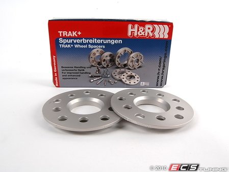 ES#1899551 - 1055571665 -  DR Series TRAK+ Hub Adapter - 5mm (Pair) - Adapts your 57.1mm hub to a 66.5mm center bore - H&R - Audi Volkswagen