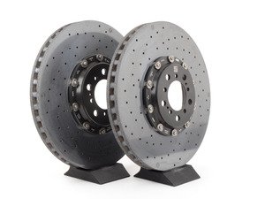 ES#3038782 - 34112284805-806 - Carbon Ceramic front Brake Rotors - 400x38mm - Factory replacement rotors - Genuine BMW - BMW