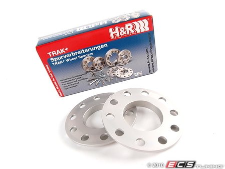 ES#1899554 - 1075725740 - 5mm TRAK+ Hub Adapter - Pair - Adapts your 72.6mm hub to use E39 5 Series 74.1mm wheels - H&R - BMW