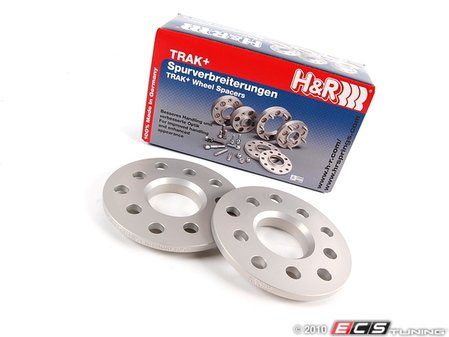 ES#1899552 - 1655571665 -  DR Series TRAK+ Hub Adapter - 8mm (Pair) - Adapts your 57.1mm hub to a 66.5mm center bore - H&R - Audi Volkswagen