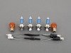 ES#2581746 - N10320102KT1 - Headlight Bulb Refresh Kit - Upgraded - Ziza Super White High, Low and LED City lights for increased curb appeal - Assembled By ECS - Volkswagen