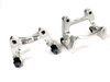 ES#205185 - MK5GTIRKTV2 - ECS Rear Big Brake Kit - Plain Rotors - 282mm Rotors, Caliper Carriers, and Dust Shields - Assembled By ECS - Volkswagen