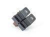 ES#3187217 - 5C5959857BIFZ - Driver Side Window Switch - Satin Black/White - Controls both driver and passenger side window - Genuine Volkswagen Audi - Volkswagen