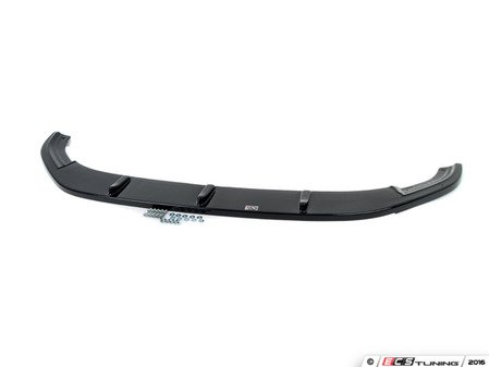 ES#3147413 - VWGO7R-FD1-GLOSS - Front Splitter - Version 1 - Gloss Black - ABS plastic splitter that will enhance the look of your vehicle in minutes! - Maxton Design - Volkswagen