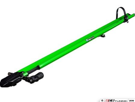 ES#3125858 - 1326 - JetLine - Green  - Sturdy and aerodynamic bike rack designed to fit most crossbars - Rocky Mounts - 