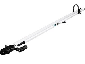 ES#3125855 - 1323 - JetLine - White - (NO LONGER AVAILABLE) - Sturdy and aerodynamic bike rack designed to fit most crossbars - Rocky Mounts - 