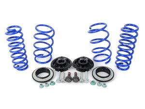 ES#3125723 - 015102ecs0104KT - VWR Sport Springs - With ECS Heavy Duty Strut Mounts & Install Kit - Enhance your ride with lowering springs, ECS higher durometer strut mounts and essential install hardware - Assembled By ECS - Volkswagen