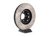 ES#3023901 - 127.34063R 528 - Front Cross-Drilled & Slotted Brake Rotors - Right - This design removes performance robbing outgas and material dust caused by braking - Centric - BMW