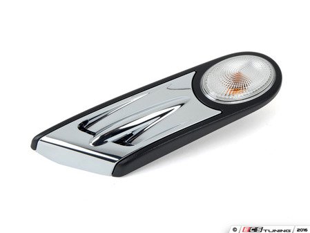 ES#173611 - 63137188614 - Side Turn Signal & Gille - Right - Black / chrome side vent section on the quater panel - Genuine MINI - MINI