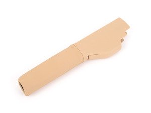 ES#316506 - 1K0711461EULK - Parking Brake Handle - Beige Leather - Parking brake handle with boot, leather grip - Genuine Volkswagen Audi - Volkswagen