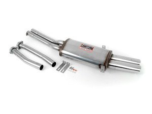 ES#3025553 - 043426-043454 - Supersprint Race Muffler with connecting pipes - (NO LONGER AVAILABLE) - Stainless steel construction. Legendary sound! Designed to bolt to your factory exhaust piping. - Supersprint - 