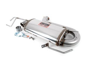 ES#3191281 - 762604KT4 - Performance Cat-Back Exhaust System - Non-Resonated  - 100% handcrafted in Italy. Stainless non-resonated cat-back system with dual 100mm round tips - Supersprint - Audi