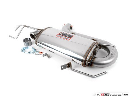 ES#3191282 - 762604KT5 - Performance Cat-Back Exhaust System - Resonated  - 100% handcrafted in Italy. Stainless resonated cat-back system with dual 100mm round tips - Supersprint - Audi