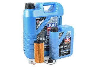 ES#3125860 - 11428570590kt7 - MINI Liqui Moly 5w-30 Oil Service Kit Gen 3 2.0L - Priced As Kit - All in one service for your MINI : with Oil Pan Drain Plug - Assembled By ECS - MINI