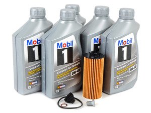 ES#3125874 - 11428570590kt11 - MINI Mobil 1 0w-40 Oil Service Kit Gen 3 1.5L - Priced As Kit - All in one service for your MINI : with Oil Pan Drain Plug - Assembled By ECS - MINI