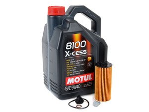 ES#3125875 - 11428570590kt12 - MINI Motul 8100 X-Cess 5w-40 Oil Service Kit Gen 3 1.5L - Priced As Kit - All in one service for your MINI : with Oil Pan Drain Plug - Assembled By ECS - MINI