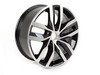 ES#2976554 - 5GM601025CFZZ - 17" Madrid Wheel - Priced Each - 17x7", ET49, 5x112 - Aluminum/Gloss Black - Genuine Volkswagen Audi - Volkswagen