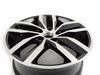 ES#2976554 - 5GM601025CFZZ - 17" Madrid Wheel - Priced Each - 17x7", ET49, 5x112 - Aluminum/Gloss Black - Genuine Volkswagen Audi - Volkswagen