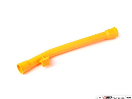 ES#2866156 - 06A103663B - Oil Dipstick Funnel - Generally cracks down below the engine cover, causing a hard to find leak - Febi - Audi Volkswagen