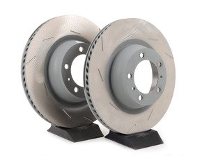 ES#2515727 - 97035240500KT - Rear Brake Rotors - Pair (350x28) - Restore the stopping power in your vehicle. - Genuine Porsche - Porsche