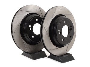 ES#3025841 - 34212229379GS - Gas-Slotted Brake Rotors - Rear - This design removes performance robbing outgas and material dust caused by braking - StopTech - BMW