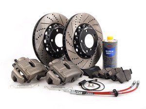 ES#3129778 - 341136465 -  OE Front Big Brake Kit (325x25) - Featuring ECS 2-piece rotors and Hawk HPS pads! - Assembled By ECS - BMW