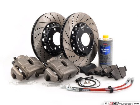 ES#3129778 - 341136465 -  OE Front Big Brake Kit (325x25) - Featuring ECS 2-piece rotors and Hawk HPS pads! - Assembled By ECS - BMW