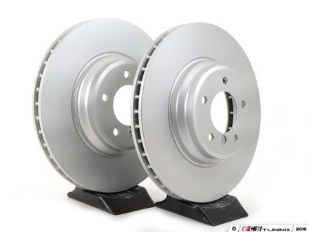 ES#3096674 - 34116770729KT - Front Brake Rotors - Pair (348x30) - Quality coated rotors from an original equipment supplier. - Pagid - BMW