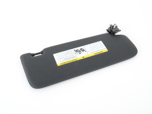 ES#2922132 - 51168062217 - Sun Visor with Label - Left - Black - Genuine BMW - BMW