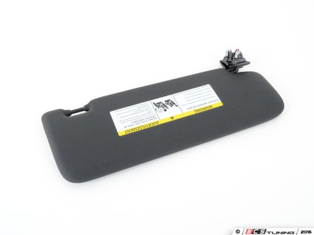 ES#2922132 - 51168062217 - Sun Visor with Label - Left - Black - Genuine BMW - BMW