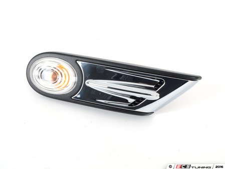 ES#2207644 - 63137268883 - JCW Chrome Grille Side Scuttle - Left  - Get the Factory JCW sport look for your side scuttles - Genuine MINI - MINI