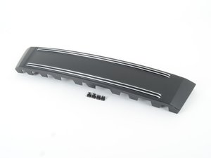 ES#2595586 - 8J0807285AA3FZ - Front Plate Filler - Satin Black - Give your front end a cleaner look - Genuine Volkswagen Audi - Audi