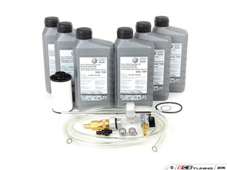 ES#2739752 - 02E305051CKT - Genuine DSG Transmission Service Kit - With Schwaben DSG Fluid Service Tool - Includes all the necessary components for a drain and fill including a helpful fluid service tool - Assembled By ECS - 