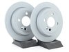 ES#2597552 - 34216774987KT11 - Rear Brake Service Kit - Featuring ECS V5 coated rotors and ECS DD23 Daily Driver ceramic pads - Assembled By ECS - MINI