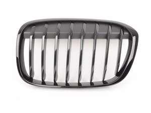 ES#2978313 - 51712407733 - F48 X1 M Performance gloss black grille - left - Add a sleek sporty look with this gloss black grille - Genuine BMW M Performance - BMW