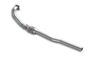 ES#3054367 - 766421 - Downpipe With High Flow Catalytic Converter - T304 Mandrel bent stainless steel Tubing with 200 cell converter - Supersprint - Volkswagen
