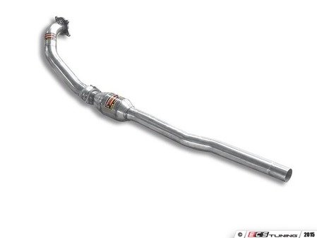 ES#3054367 - 766421 - Downpipe With High Flow Catalytic Converter - T304 Mandrel bent stainless steel Tubing with 200 cell converter - Supersprint - Volkswagen