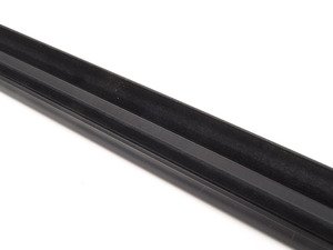 ES#2725730 - 8V5853284AT94 - Front Lower Window Slot Seal Trim - Black - Right - Located on the bottom of the door's window line - Genuine Volkswagen Audi - Audi
