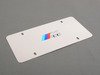 ES#196149 - 82121470398 - POL.MARQUE PLATE M S - Genuine BMW - BMW