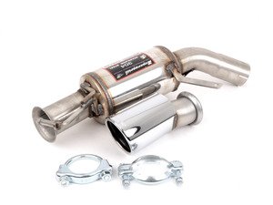 ES#3033828 - 046144 - E90 335i Supersprint Stainless Left Racing Muffler (Single 90mm Tip) - Supersprint - BMW