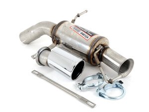 ES#3033826 - 046124 - E90 335i Supersprint Stainless Right Racing Muffler (Single 90mm Tip) - Supersprint - BMW