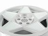 ES#3108223 - 3s5881wcKT - 18" 0.05 - Set Of Four - 18"x8.5" ET42 5x112 - White/Polished - 3SDM - Audi Volkswagen