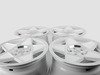 ES#3108223 - 3s5881wcKT - 18" 0.05 - Set Of Four - 18"x8.5" ET42 5x112 - White/Polished - 3SDM - Audi Volkswagen