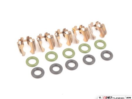 ES#2581993 - 035906149AKT2 - Fuel Injector Installation Kit - Includes all the necessary o-rings and injector clips to swap your injectors - Assembled By ECS - Volkswagen