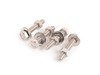 ES#2857990 - MRABEBE46M30EVO - Megan Axle Back Exhaust  - 2.5" Stainless exhaust with quad 3" burnt roll tips - Megan Racing - BMW