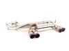 ES#2857990 - MRABEBE46M30EVO - Megan Axle Back Exhaust  - 2.5" Stainless exhaust with quad 3" burnt roll tips - Megan Racing - BMW