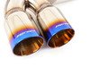 ES#2857990 - MRABEBE46M30EVO - Megan Axle Back Exhaust  - 2.5" Stainless exhaust with quad 3" burnt roll tips - Megan Racing - BMW