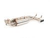 ES#2857990 - MRABEBE46M30EVO - Megan Axle Back Exhaust  - 2.5" Stainless exhaust with quad 3" burnt roll tips - Megan Racing - BMW